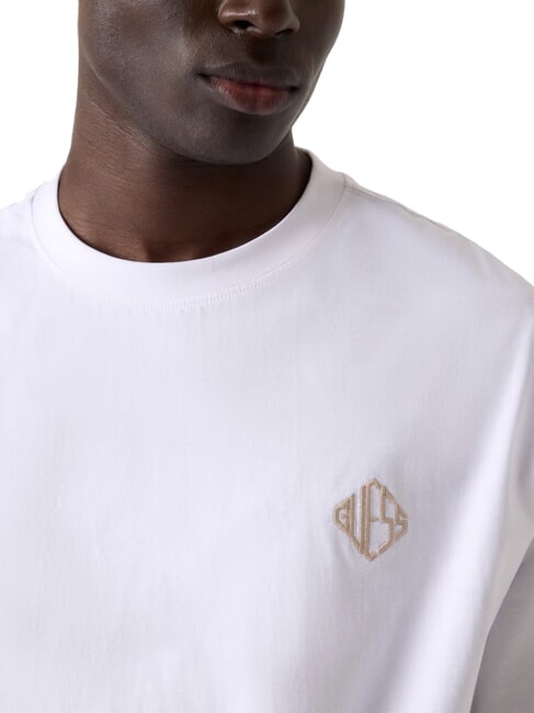 DIAMANTE LOGO T-shirt oversize a manica corta purwhite - T-shirt Uomo