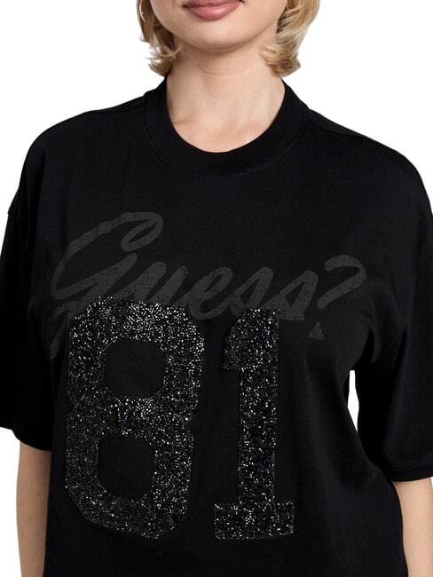 BELT WRAPPED T-shirt a maniche corte vestibilit&agrave; oversize jetbla - T-shirt e Top Donna