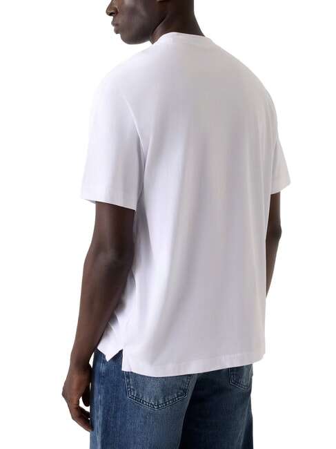 DIAMANTE LOGO T-shirt oversize a manica corta purwhite - T-shirt Uomo