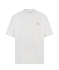 GUESS DIAMANTE LOGO T-shirt oversize a manica corta purwhite - T-shirt Uomo - 4