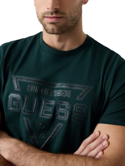 PAINTED TRIANGLE T-shirt a manica corta regular fit dark jade - T-shirt Uomo