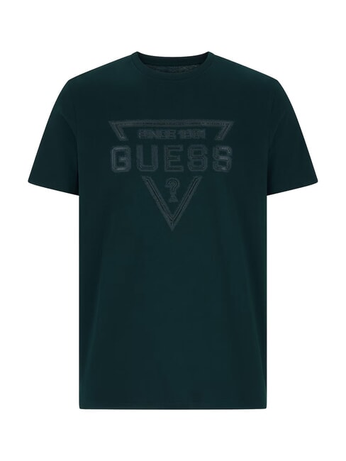 PAINTED TRIANGLE T-shirt a manica corta regular fit dark jade - T-shirt Uomo