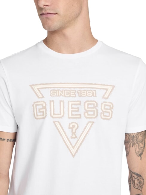 PAINTED TRIANGLE T-shirt a manica corta regular fit purwhite - T-shirt Uomo