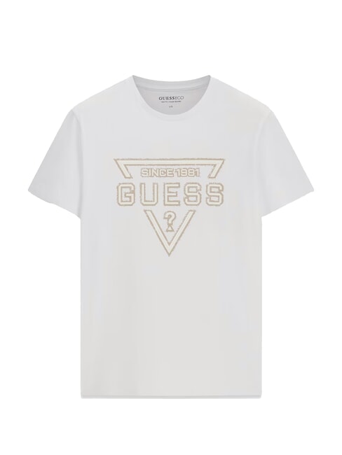 PAINTED TRIANGLE T-shirt a manica corta regular fit purwhite - T-shirt Uomo