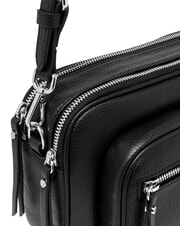GIANNI CHIARINI CARRE Borsa in pelle a spalla con tracolla Nero - Borse Donna - 3