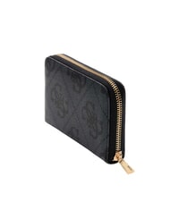 GUESS LAUREL 2 Portafoglio medio zip stampa logo 4G coal - Portafogli Donna - 3