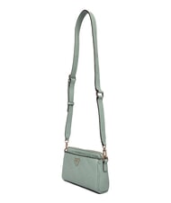 GUESS CRESIDIA 2 Borsa a tracolla peony logo impresso light sage logo - Borse Donna - 4