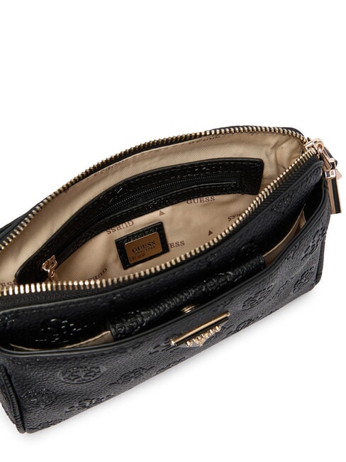 CRESIDIA 2 Borsa a tracolla peony logo impresso black logo - Borse Donna