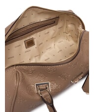 GUESS CRESIDIA 2 Borsa a bauletto con tracolla dark taupe logo - Borse Donna - 5
