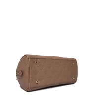 GUESS CRESIDIA 2 Borsa a bauletto con tracolla dark taupe logo - Borse Donna - 6