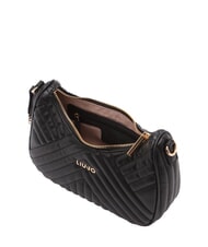 LIUJO LOGO Borsa a tracolla NERO - Borse Donna - 3