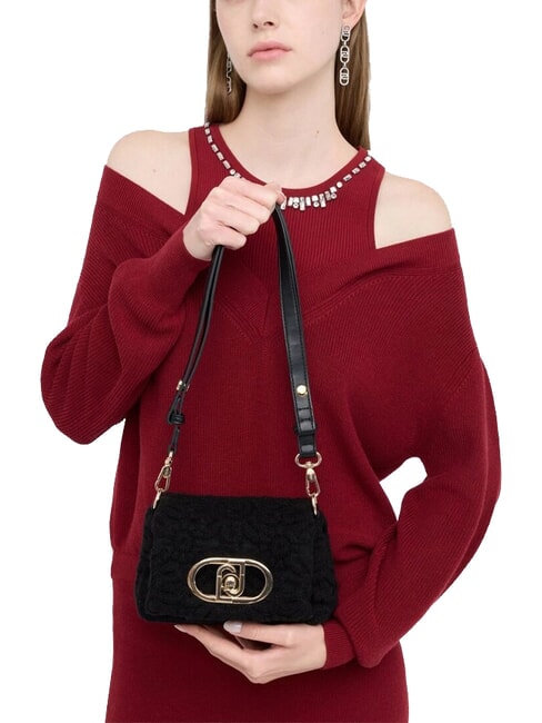 LAPUFFY Micro Bag a spalla, con tracolla NERO - Borse Donna