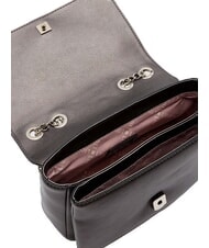 LIUJO CALIWEN Borsa convertible tracolla catena antracite met. - Borse Donna - 4