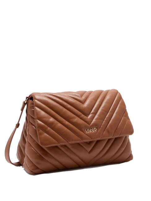 LUNNY Borsa hobo media matelass&eacute; ginger bread - Borse Donna