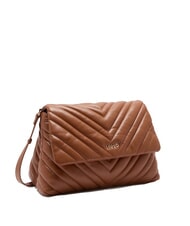 LIUJO LUNNY Borsa hobo media matelass&eacute; ginger bread - Borse Donna - 2