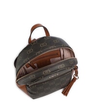 LIUJO CIRRY Zaino medio con logo all over ginger bread - Borse Donna - 3