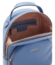 LIUJO MANHATTAN Zaino medio tondo con tasca light denim - Borse Donna - 3