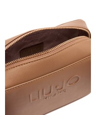 LIUJO HALONA Borsa camera case logo in rilievo suede - Borse Donna - 3