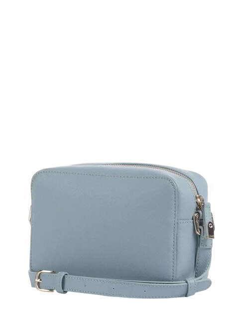 HALONA Borsa camera case logo in rilievo light denim - Borse Donna