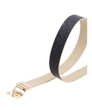 TOMMY HILFIGER TH LOGO Cintura reversibile in pelle desert khaki melange - Cinture - 4