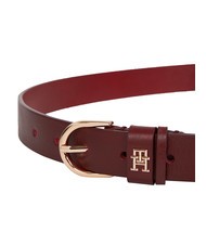 TOMMY HILFIGER ESSENTIAL EFFORTLESS Cintura in pelle Made in Italy oxblood - Cinture - 2