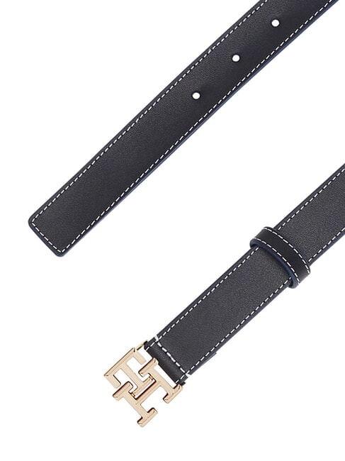 TH LOGO Cintura da donna in pelle space blue - Cinture