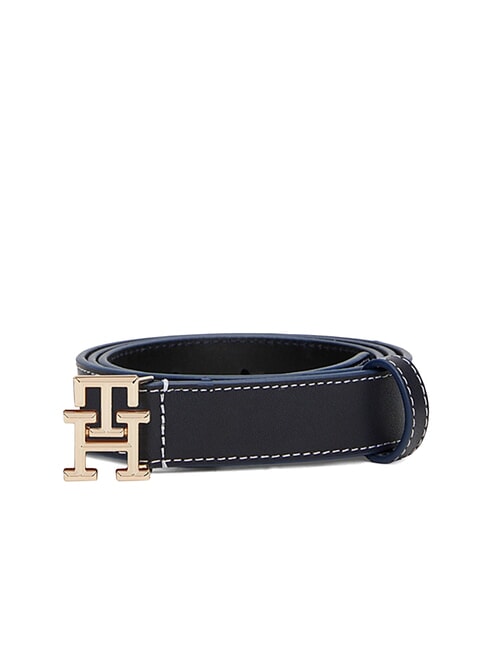 TH LOGO Cintura da donna in pelle space blue - Cinture