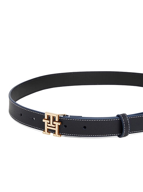 TH LOGO Cintura da donna in pelle space blue - Cinture