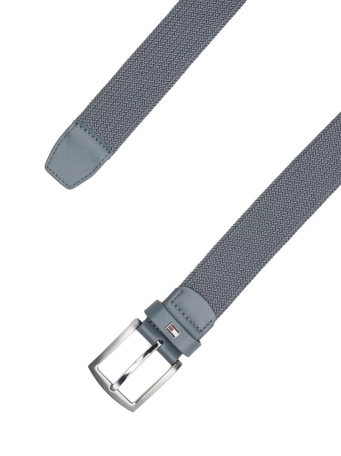 DENTON ELASTIC Cintura da uomo in tessuto intrecciato overcast grey - Cinture