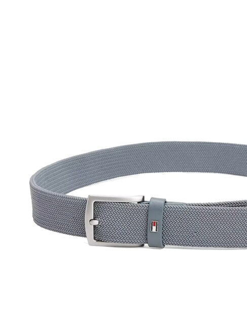 DENTON ELASTIC Cintura da uomo in tessuto intrecciato overcast grey - Cinture