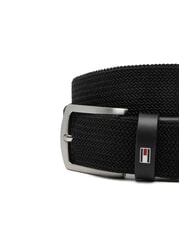 TOMMY HILFIGER DENTON ELASTIC Cintura da uomo in tessuto intrecciato black - Cinture - 3