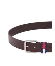 TOMMY HILFIGER TOMMY JEANS RYAN Cintura in pelle dark brown smooth - Cinture - 3