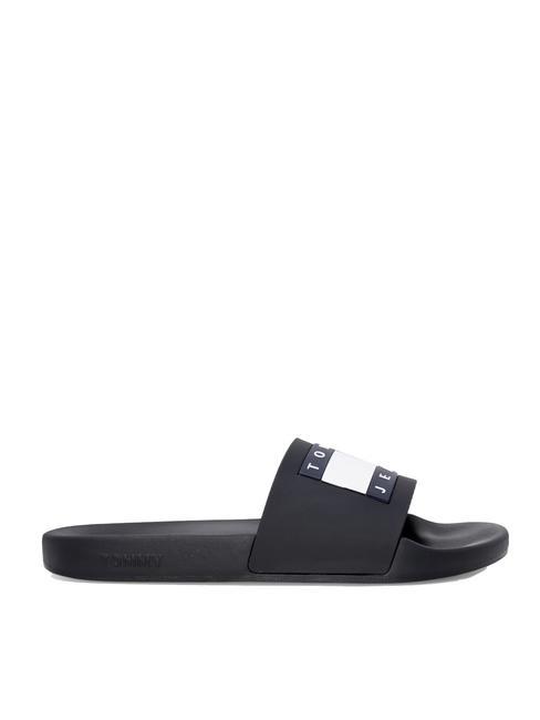 TOMMY JEANS Pool Slide Ciabatte in gomma black - Scarpe Uomo