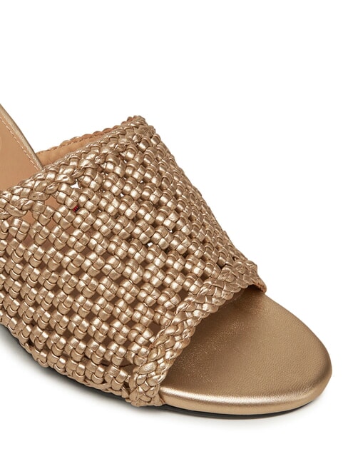TH Sandli crochet alti metallizzati gold - Scarpe Donna