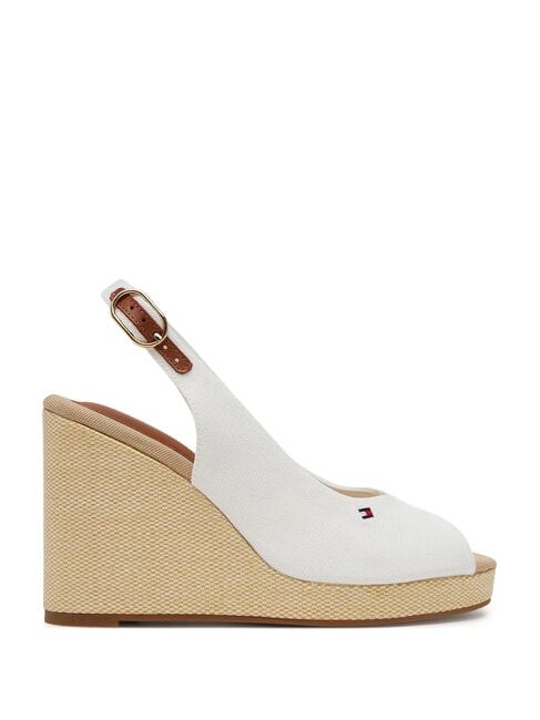 TH Espadrillas alte con zeppa ecru - Scarpe Donna