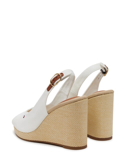 TH Espadrillas alte con zeppa ecru - Scarpe Donna
