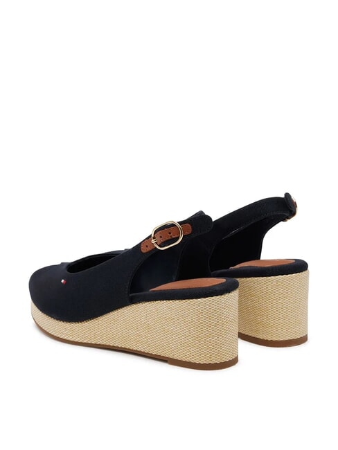 TH Espadrillas sling-back open toe space blue - Scarpe Donna