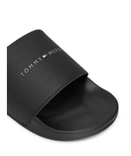 TOMMY HILFIGER TH Ciabatte da uomo con logo black - Scarpe Uomo - 4