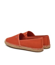 TOMMY HILFIGER TH Espadrillas da donna in canvas red - Scarpe Donna - 5