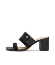 TOMMY HILFIGER TH Sandalo mule in pelle taco largo black - Scarpe Donna - 2