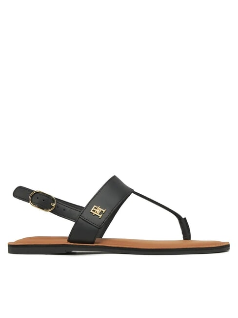 TH Sandali infradito in pelle black - Scarpe Donna
