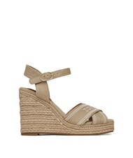 TOMMY HILFIGER TH Sandali alti in canvas con zeppa - Scarpe Donna