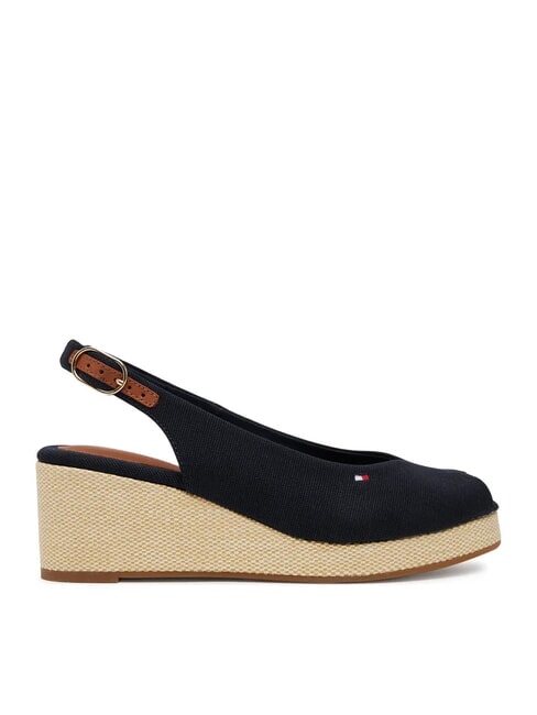 TH Espadrillas sling-back open toe space blue - Scarpe Donna