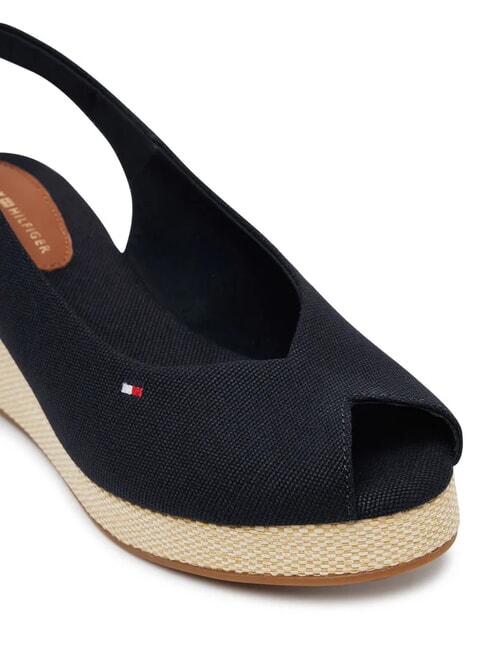 TH Espadrillas sling-back open toe space blue - Scarpe Donna