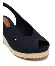 TOMMY HILFIGER TH Espadrillas sling-back open toe space blue - Scarpe Donna - 3