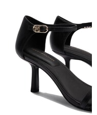 TOMMY HILFIGER TH Sandali alti in pelle con cinturino black - Scarpe Donna - 4