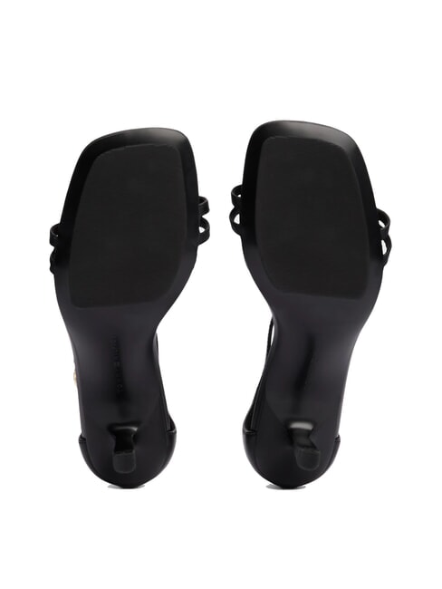 TH Sandali alti in pelle con cinturino black - Scarpe Donna