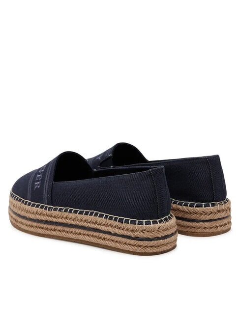 TH Espadrillas platform in canvas space blue - Scarpe Donna