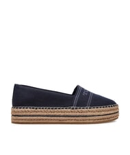 TOMMY HILFIGER TH Espadrillas platform in canvas space blue - Scarpe Donna - 2