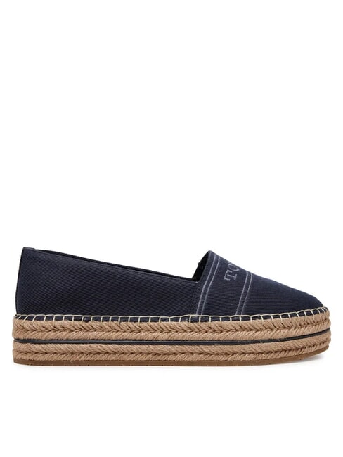 TH Espadrillas platform in canvas space blue - Scarpe Donna